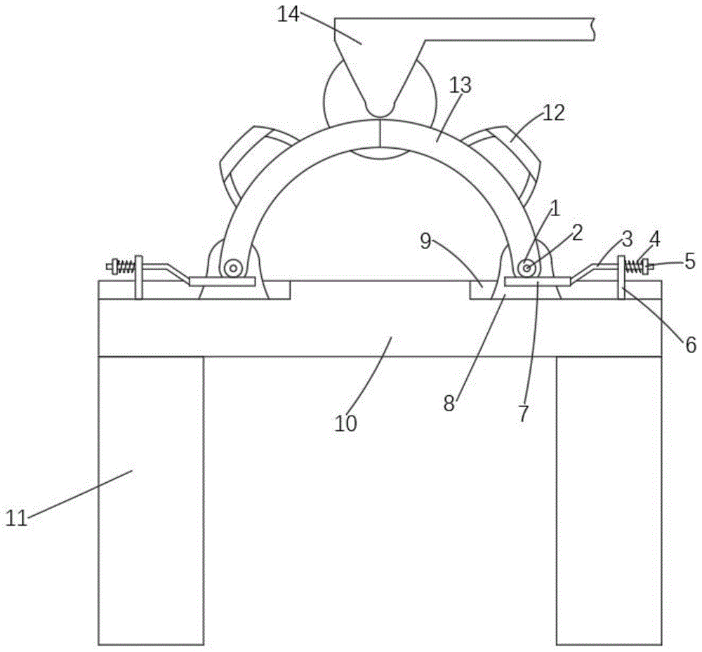 一种木材加工用断料防护装置的制作方法