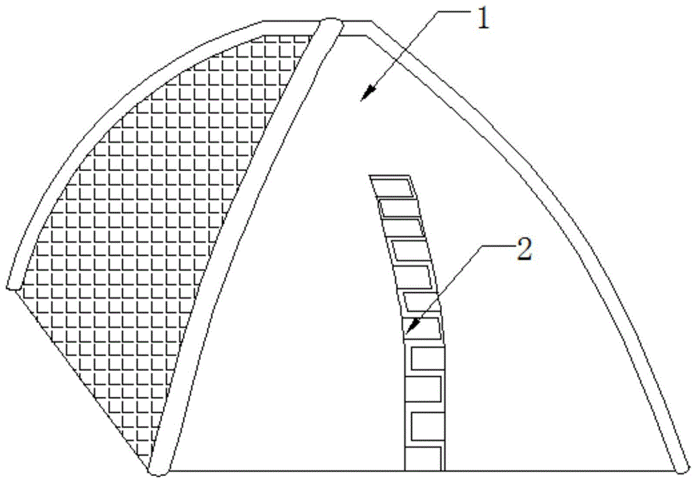 一种野外扎营住宿隐藏式帐篷的制作方法