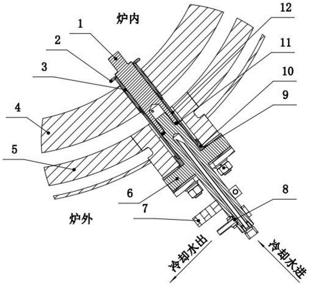 一种烧结炉上的电极结构的制作方法