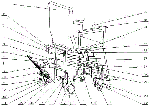 一种爬楼梯轮椅的制作方法