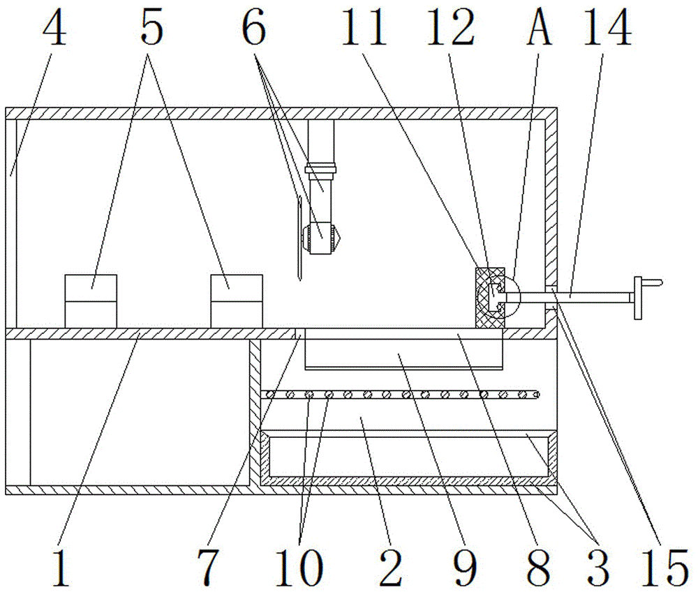 一种具有废料收集功能的木料切割机械的制作方法