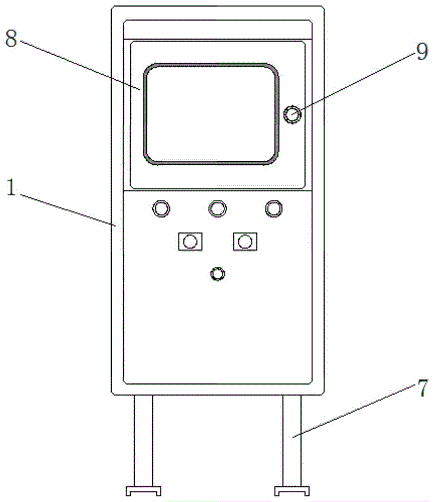 一种用于高速隧道PLC控制柜的制作方法