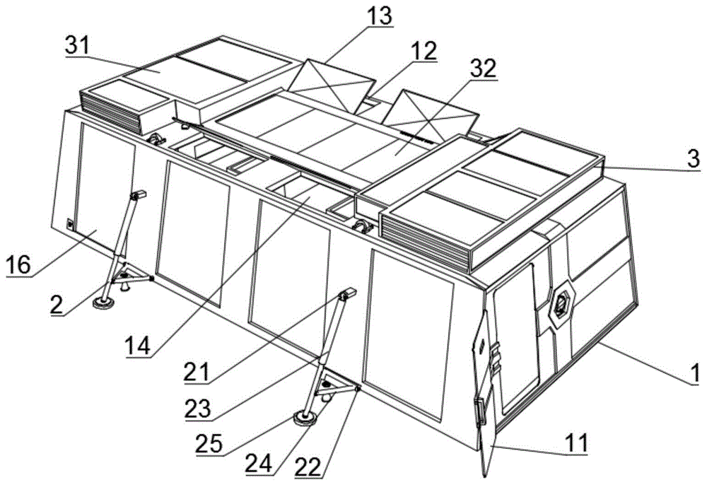 一种框体式行军帐篷的制作方法