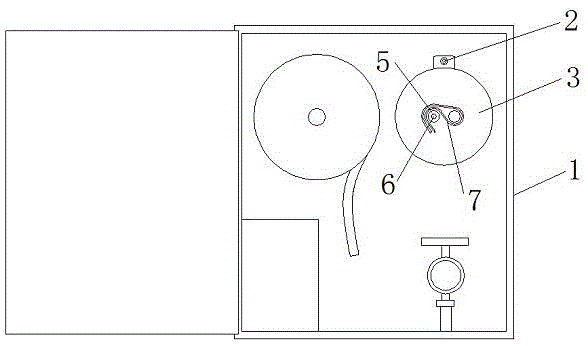 一种用于室内建筑消防的暗装消火栓箱的制作方法