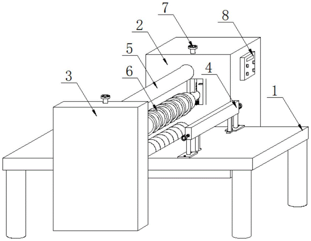 一种空调支架生产用纵剪机的制作方法