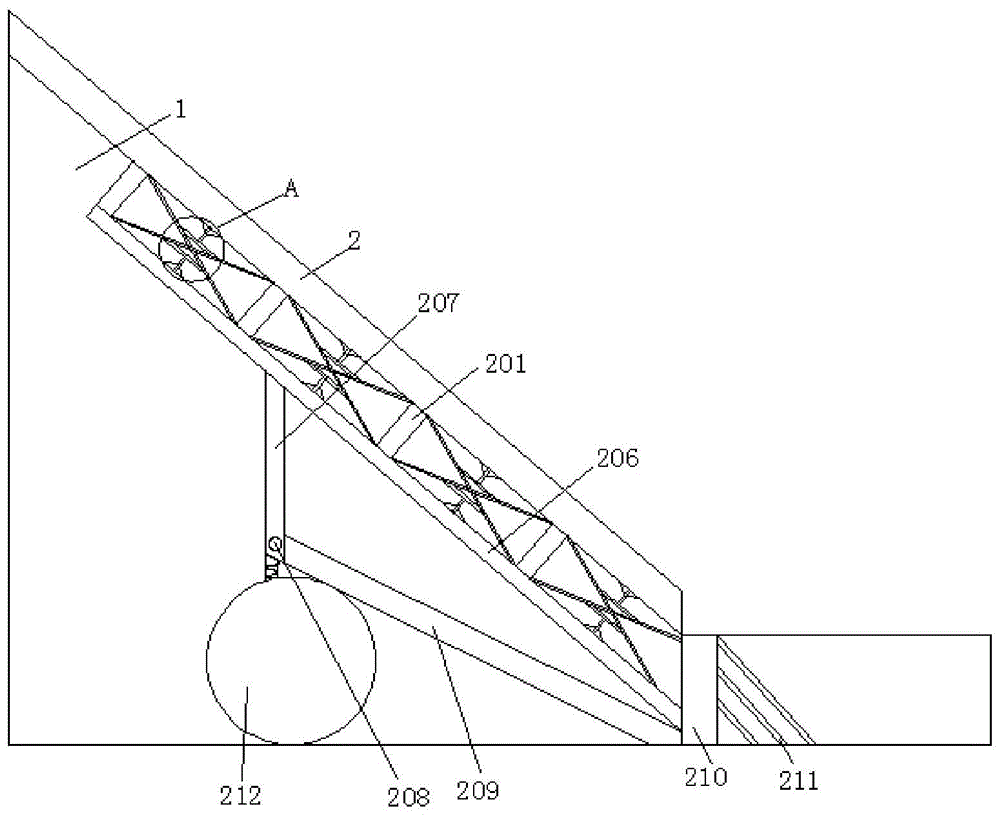 一种地下建筑斜坡用防塌方装置的制作方法