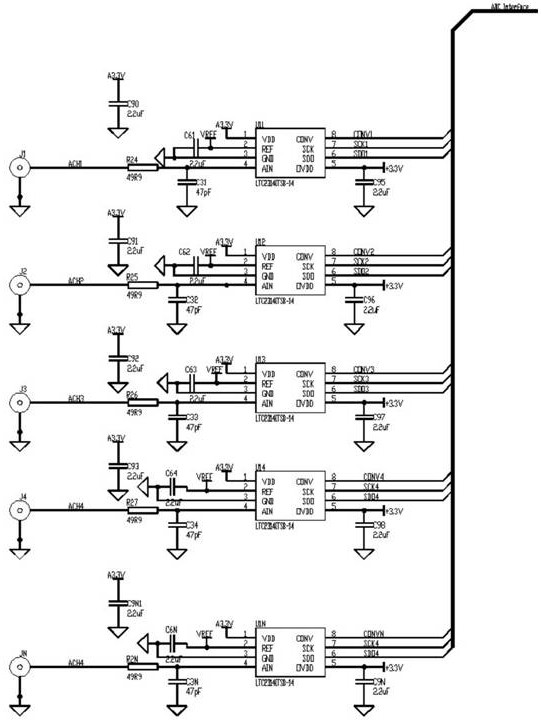 一种基于FPGA的多通道同步数据采集电路的制作方法