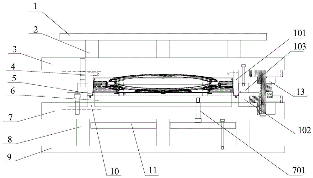 一种洗衣机前框板的模具的制作方法