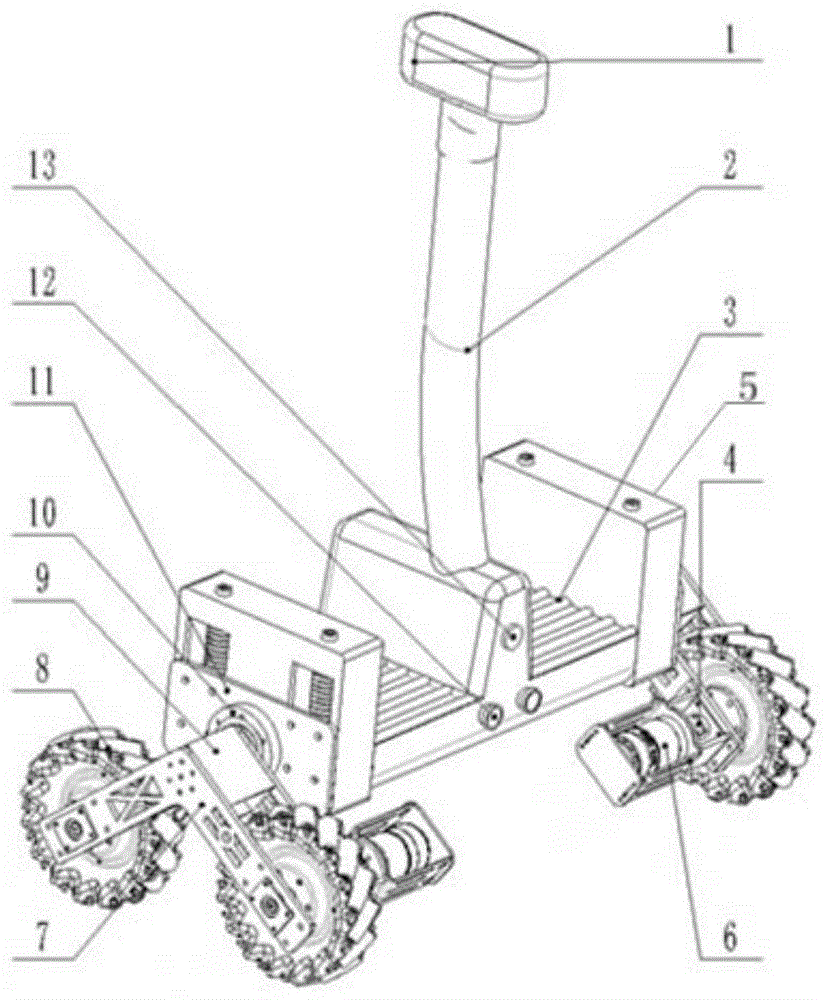 一种麦克纳姆轮式四轮平衡车的制作方法