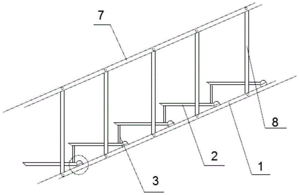 一种可拆卸式预制楼梯的制作方法