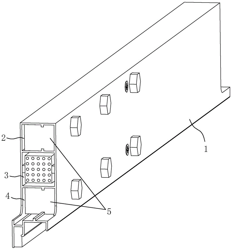 地铁门门框上档的制作方法