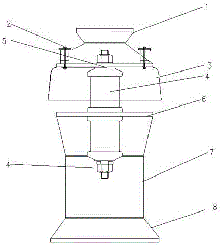 中波自立塔绝缘基座用整体式防雨罩的制作方法