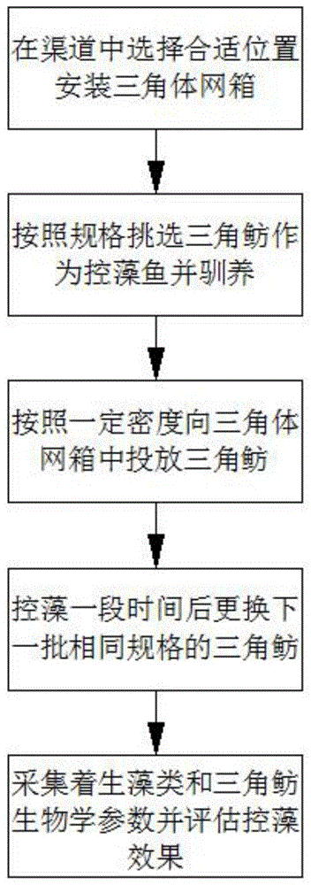 一种大型人工输水渠道的着生藻类控制方法与流程