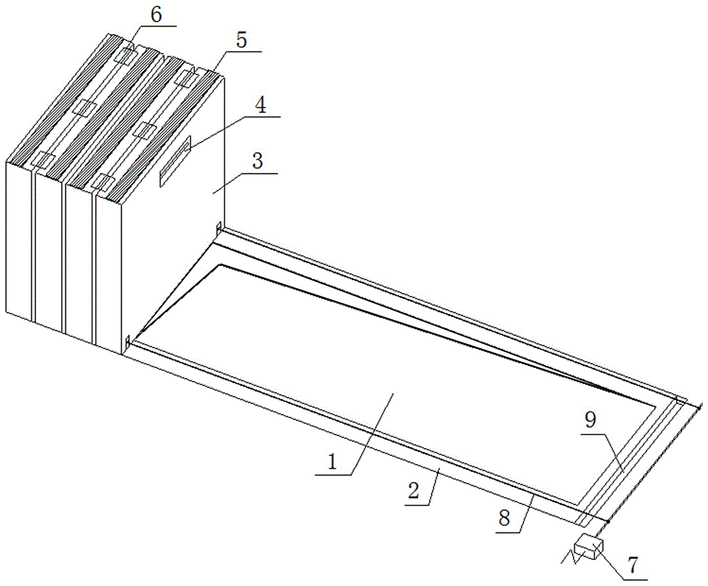 一种用于综合管廊水平洞口的折叠防火盖板的制作方法