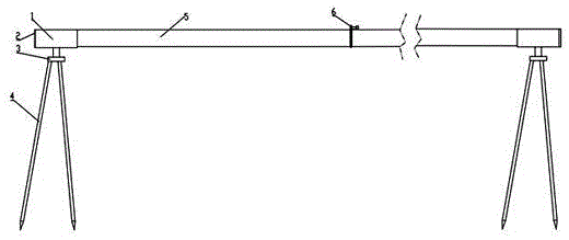 一种基桩自平衡荷载箱检测用基准梁结构的制作方法