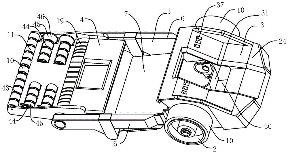 一种可自动复位的汽车爆胎自救辅助装置的制作方法