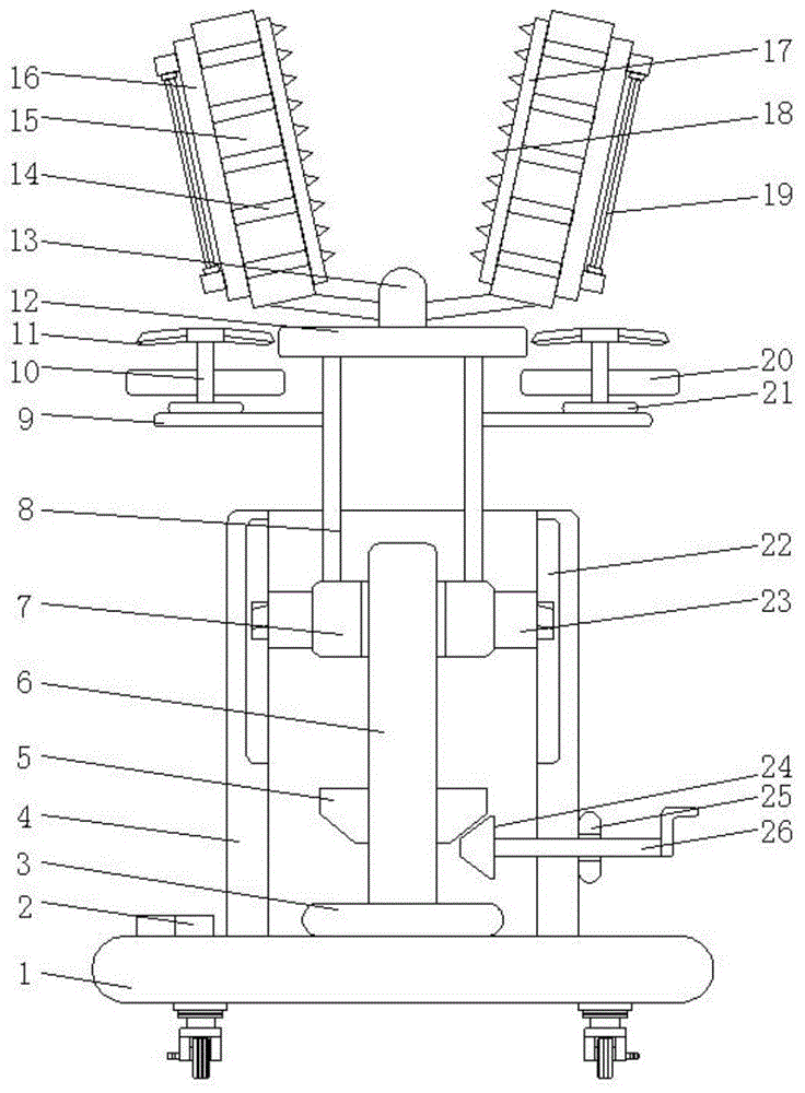 一种散热效果好的房建施工用照明装置的制作方法