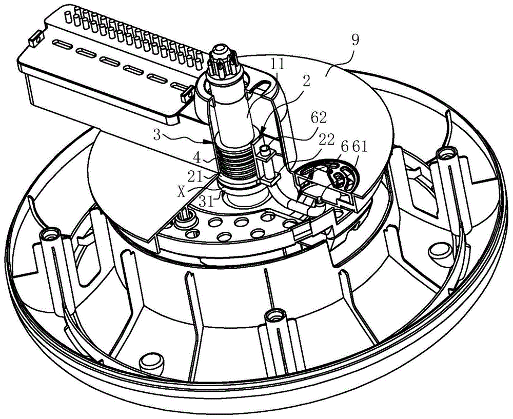 拖把桶的泵腔进水控制结构的制作方法