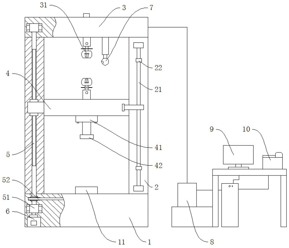 一种电子万能材料试验机的制作方法