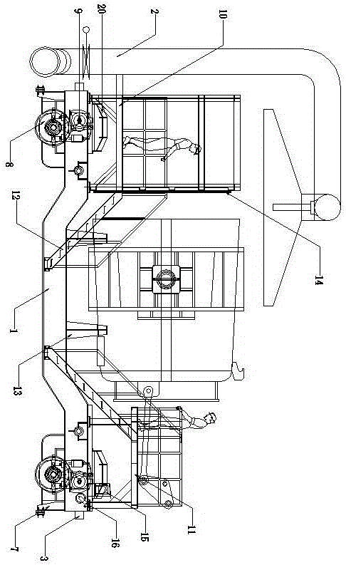 一种钢包热修专用台车的制作方法