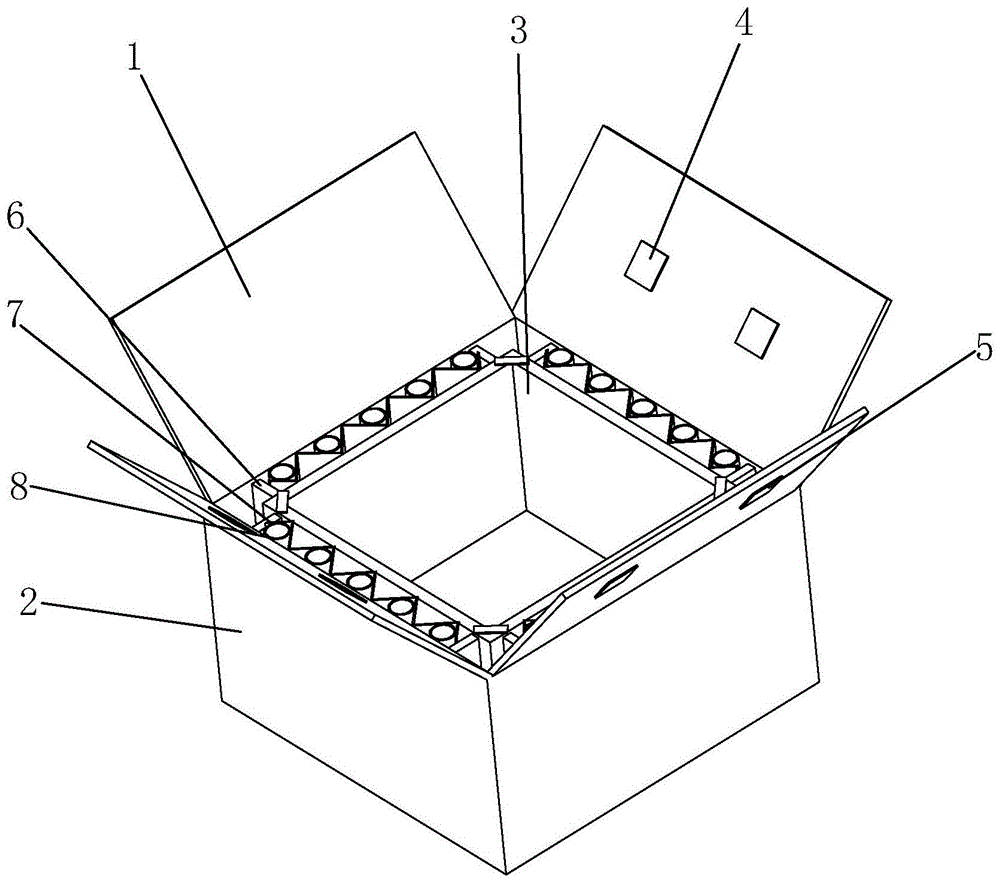 一种瓦楞纸包装盒的制作方法