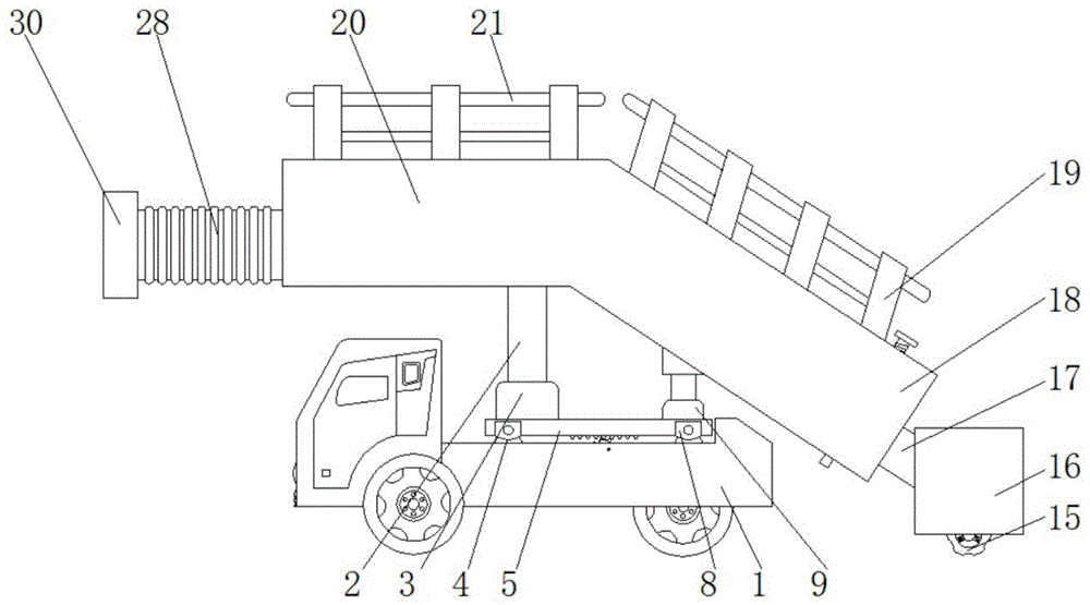 一种航空客机飞机用登机架的制作方法