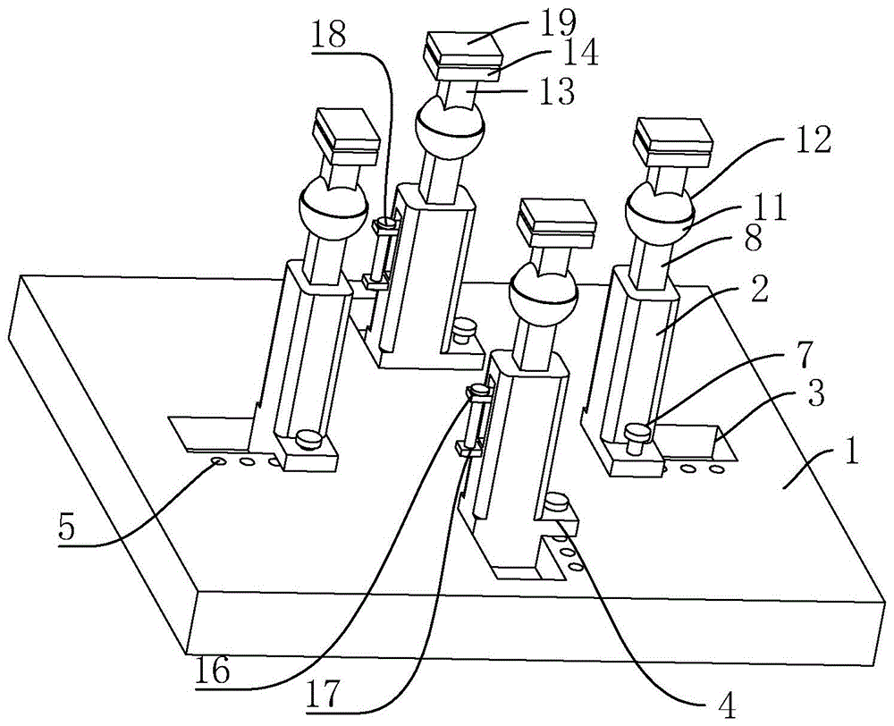 通用型发动机托盘定位支撑装置的制作方法