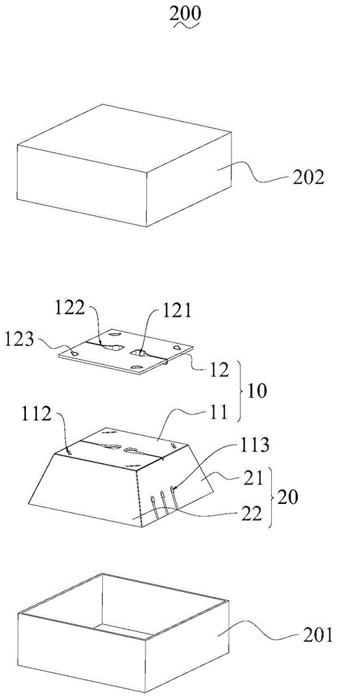 一种固定结构以及包装盒的制作方法