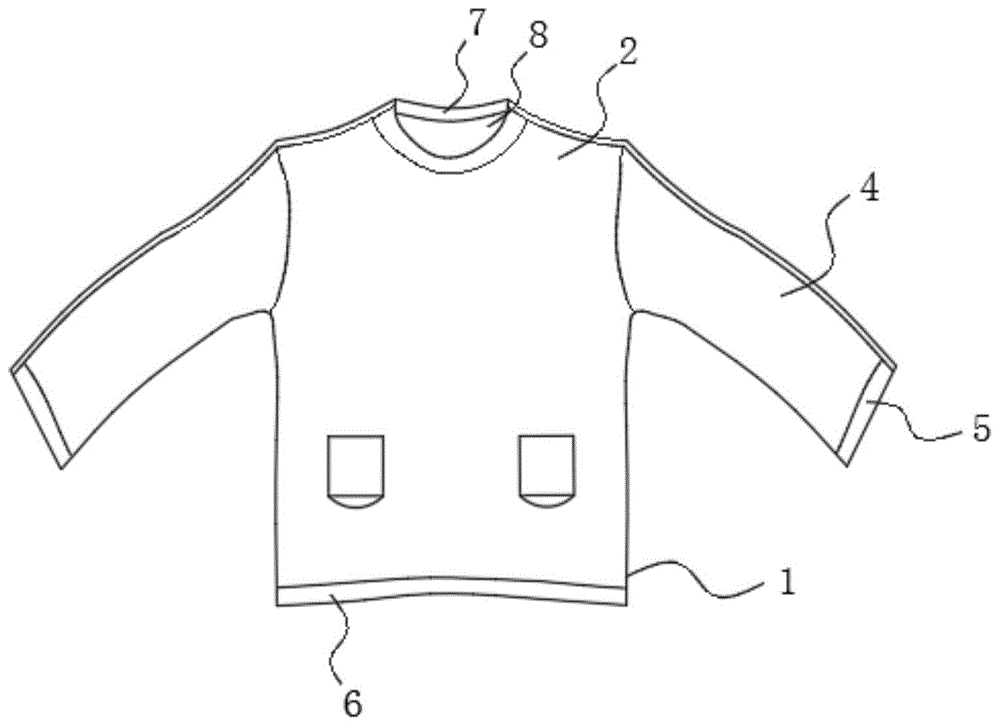 一种可拆卸方便护理的安全性透析服的制作方法