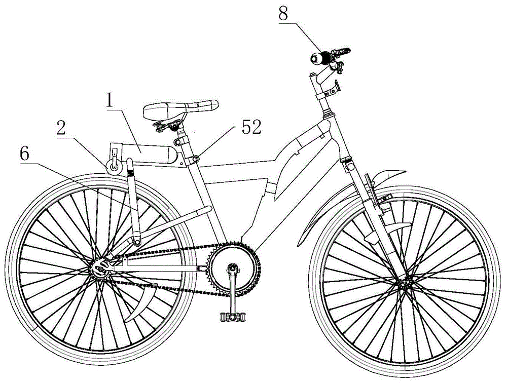 一种便于安装的自行车助力器的制作方法