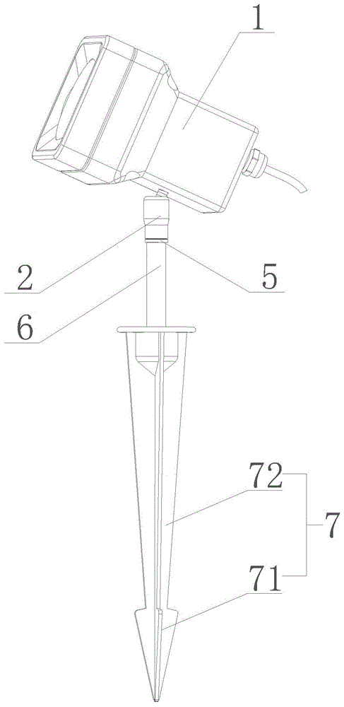 一种新型插地灯的制作方法