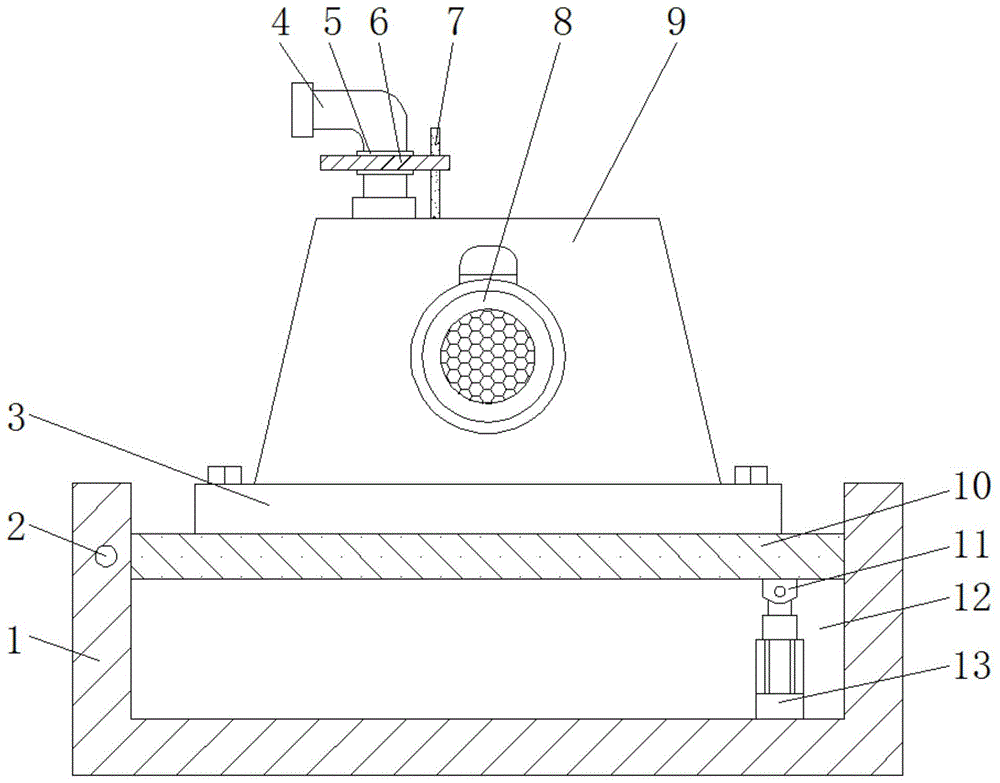 一种抛丸机用多角度旋转抛丸器的制作方法