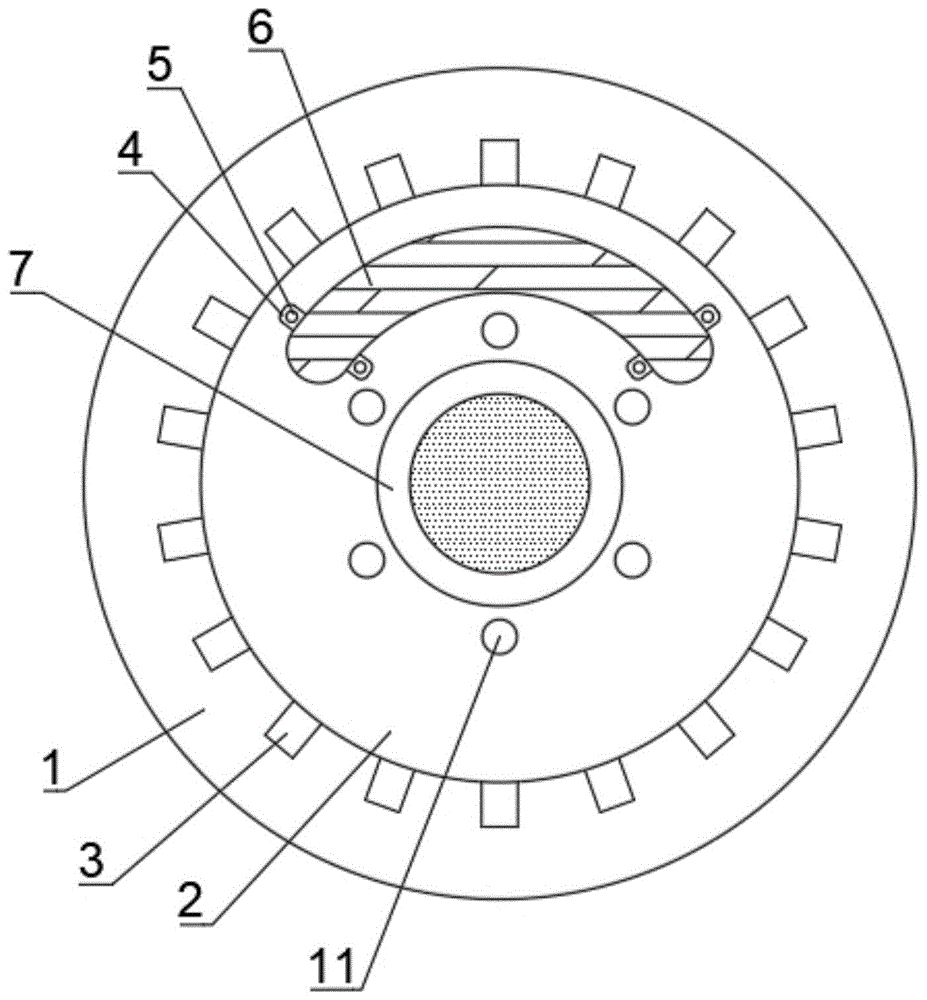 一种电机防尘铸铝端盖的制作方法