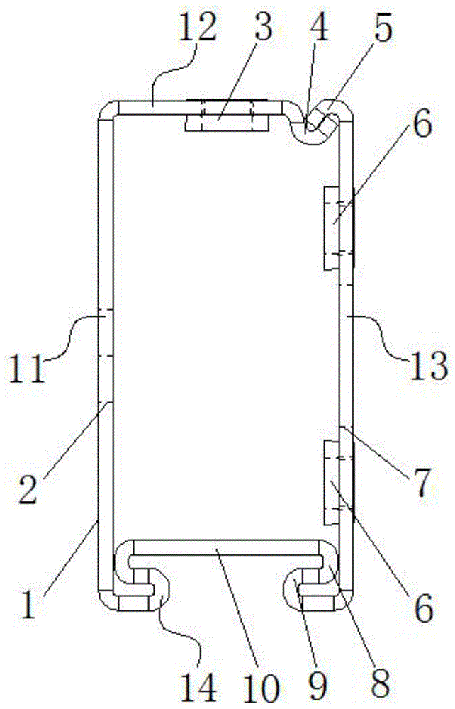 一种适用于开关柜体框架的钢型材的制作方法