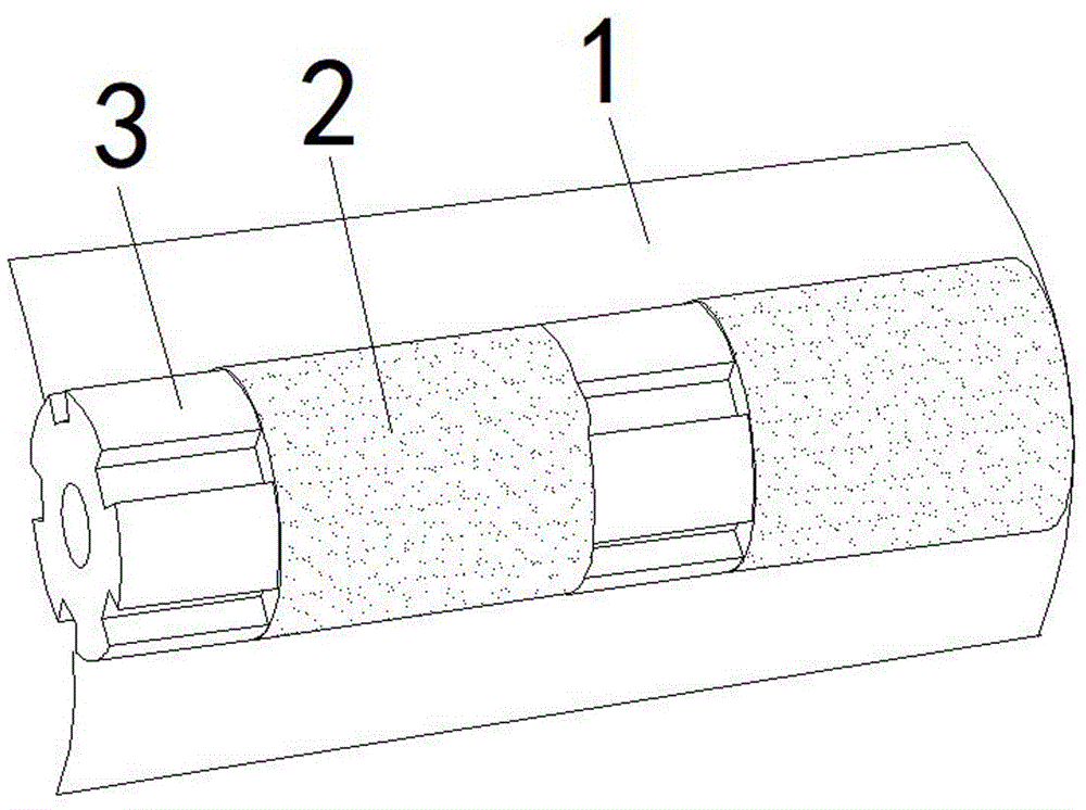 一种外槽中空滤棒的制作方法