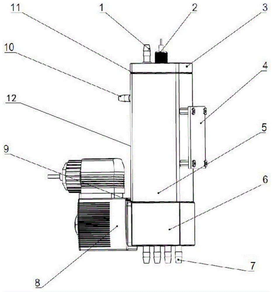 一种电动二级墨盒带电磁阀的制作方法