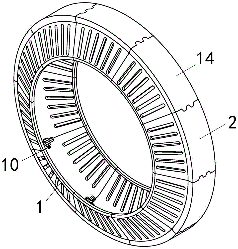 一种防弹轮胎用的龙门式支撑体的制作方法