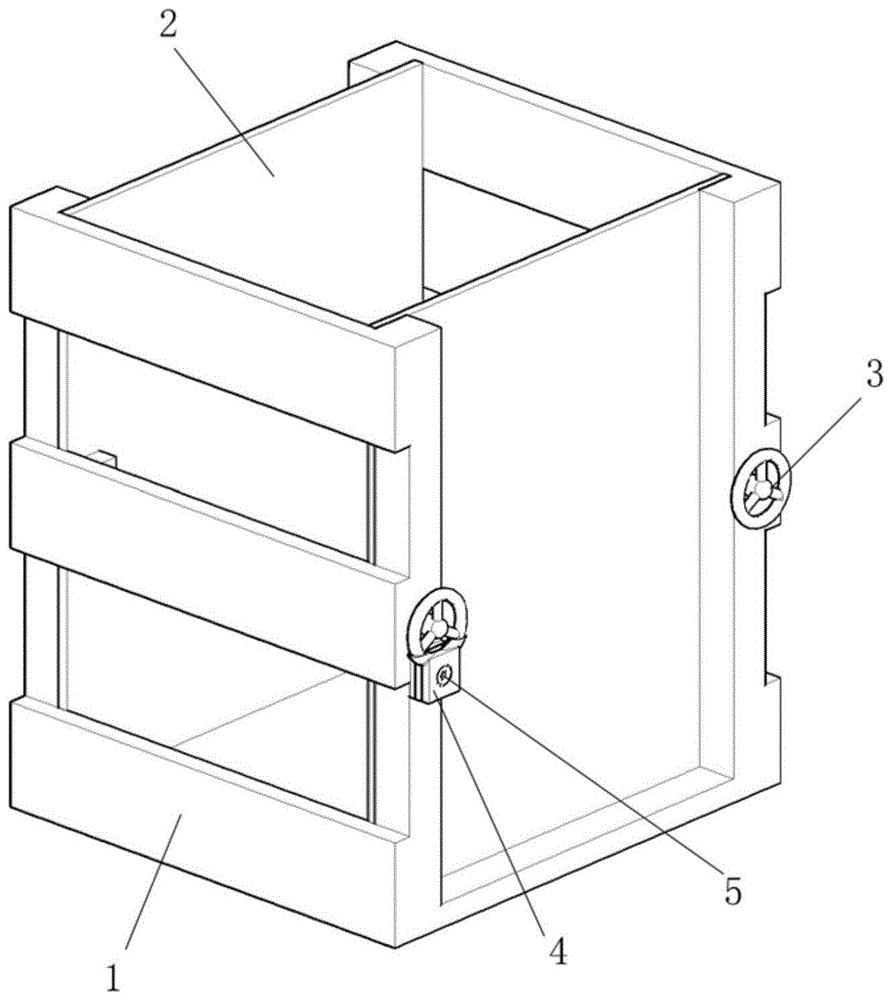 一种容积可变的散装容器框架的制作方法