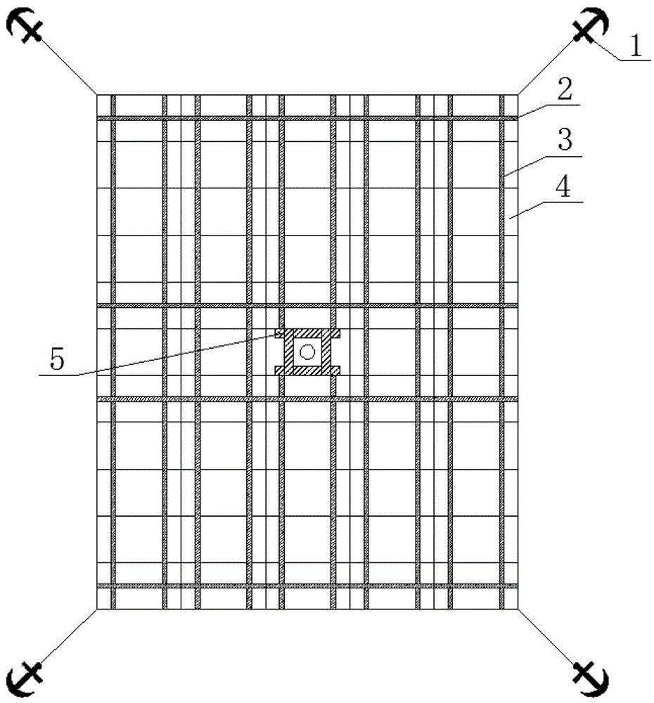 一种浅海地质CPT试验简易工作平台的制作方法