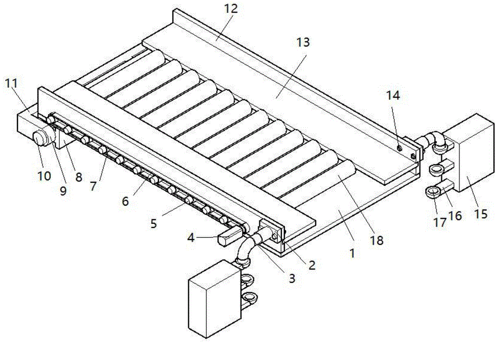 一种倾斜角度可调节的剪板机卸料机构的制作方法