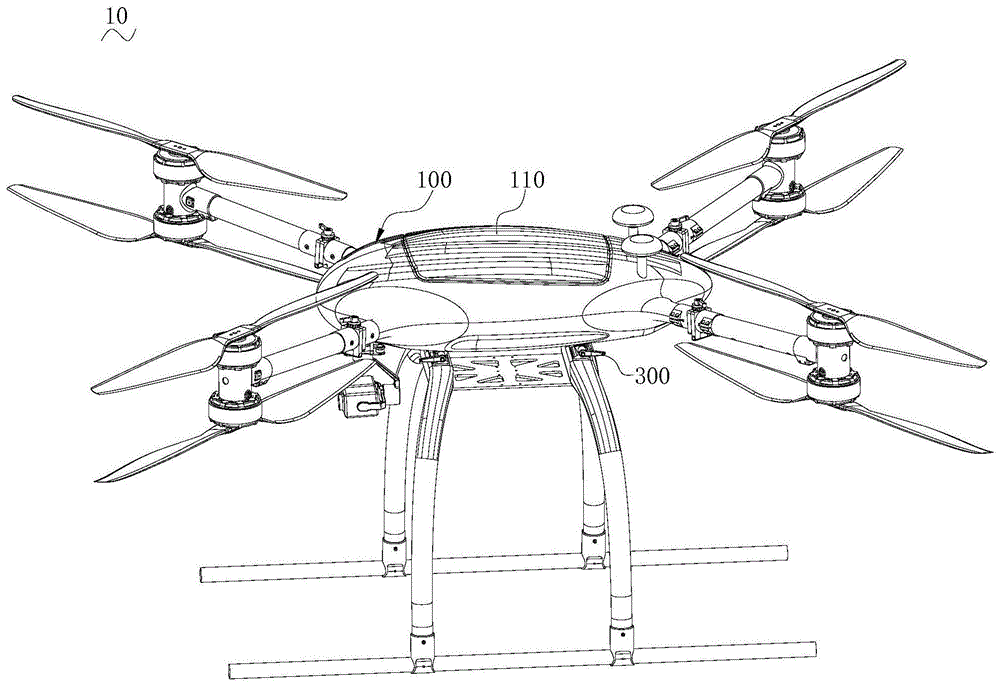 无人机机体内部装置的制作方法