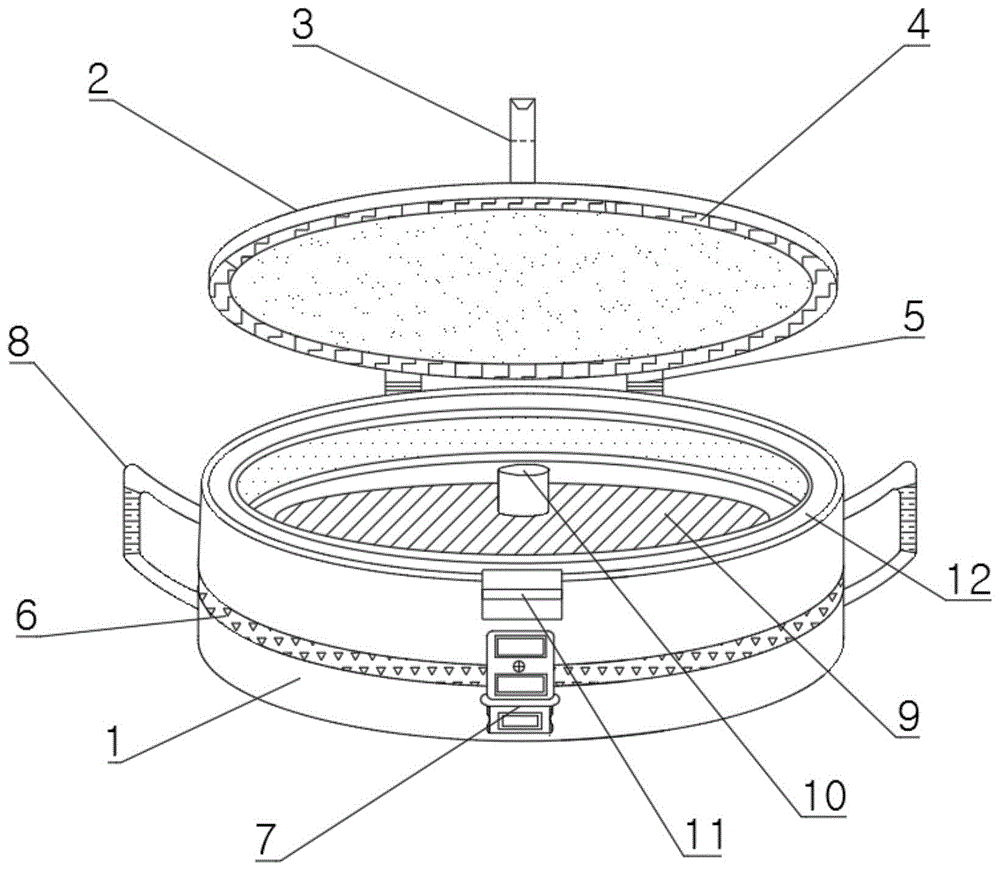 一种具有温度显示功能的冲压型金属铸造模具的制作方法