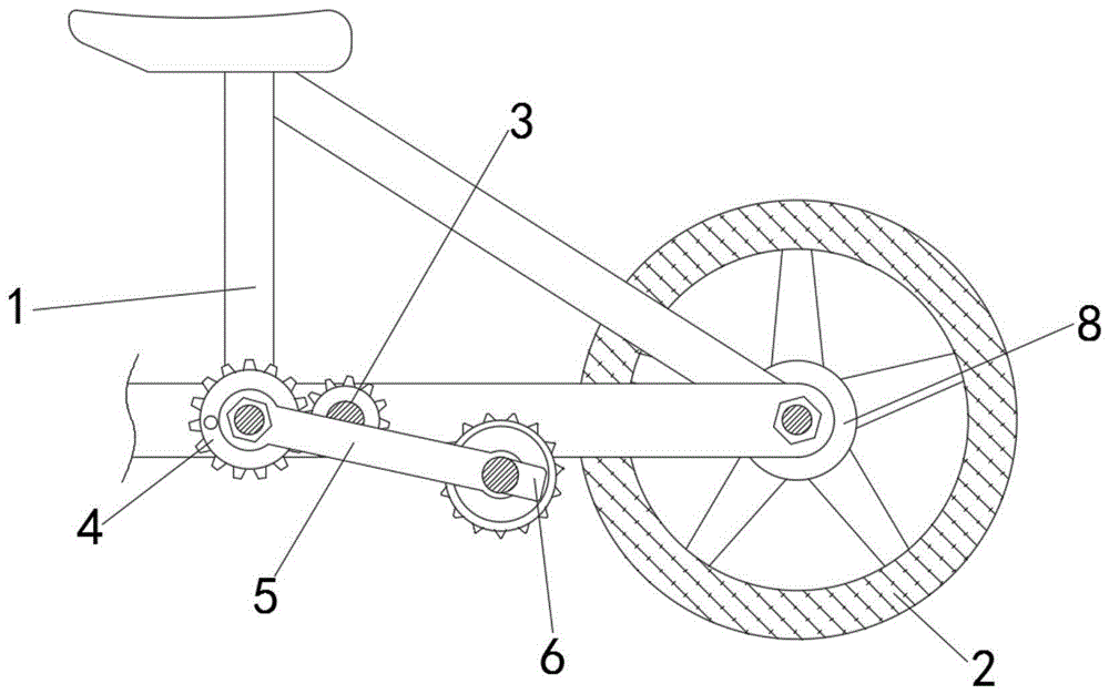 一种智能制造的电动自行车防滑支架的制作方法