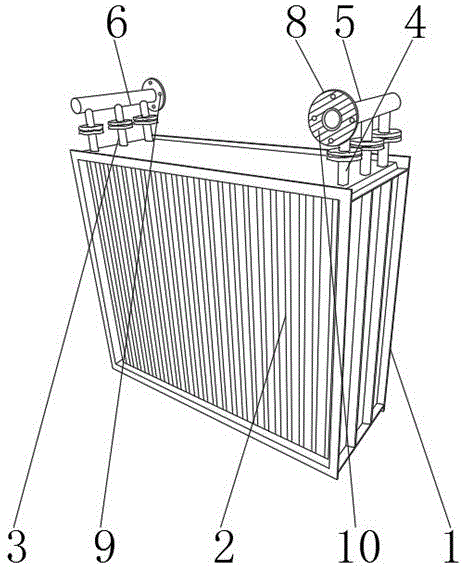 一种悬挂式锅炉散热器的制作方法