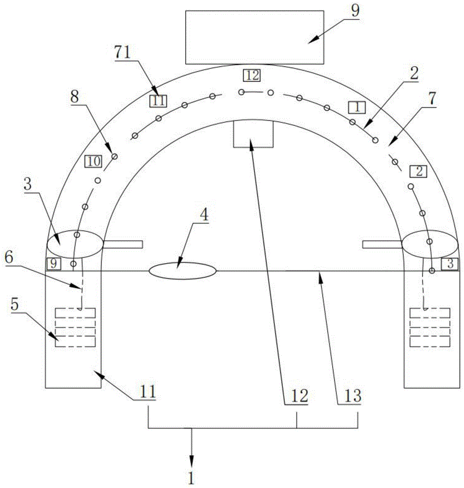 一种挥拍动作定型训练机的制作方法