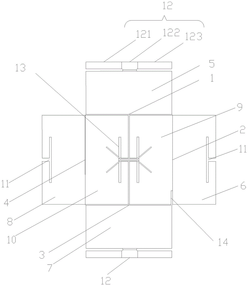 一种防盗免胶带纸箱的制作方法