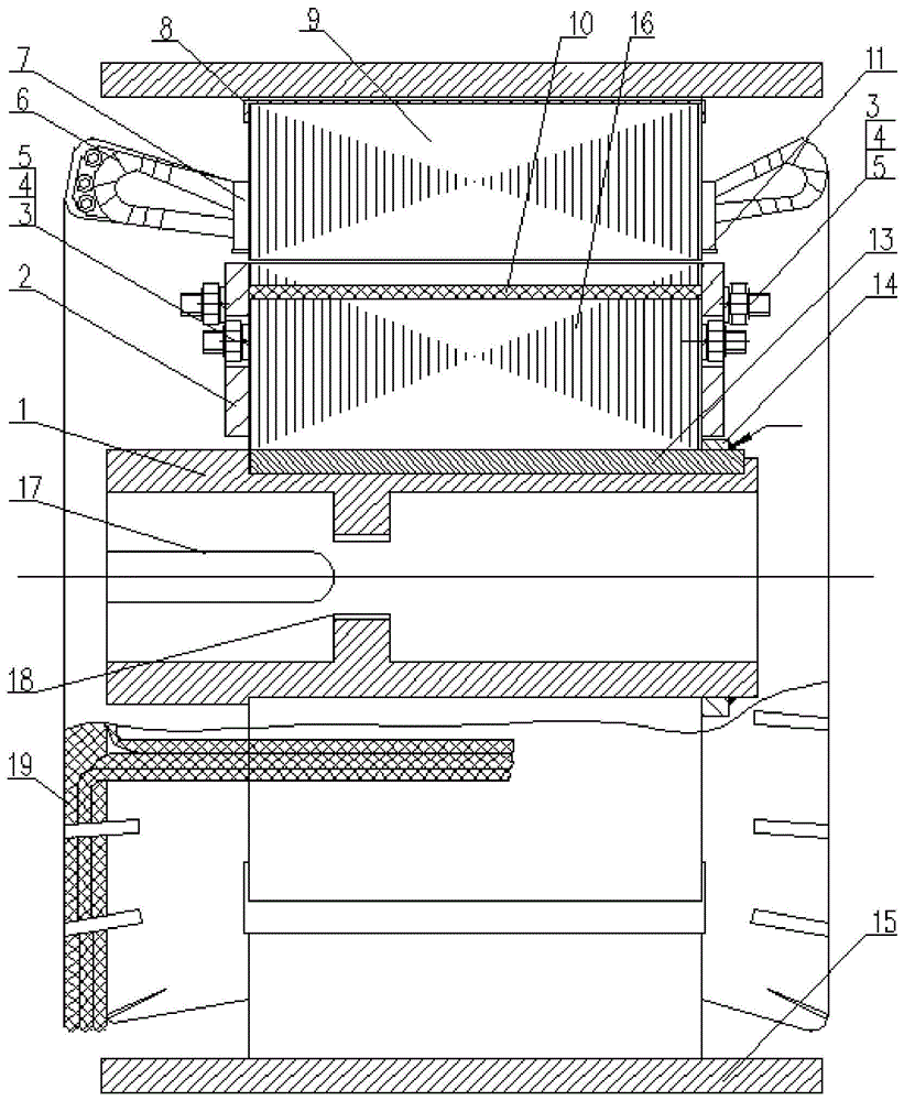 空压机用紧凑型永磁同步电动机定转子结构的制作方法