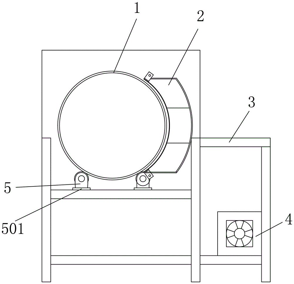 一种炒面粉机的制作方法