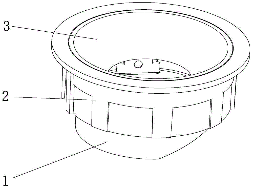 一种灯具面环安装结构及其灯具的制作方法