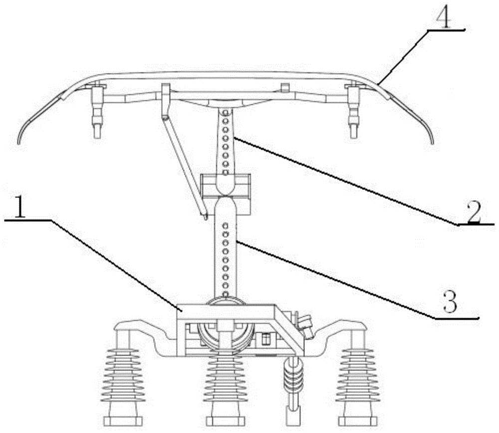 高速列车低流阻低噪声受电弓及导流结构的集成系统的制作方法